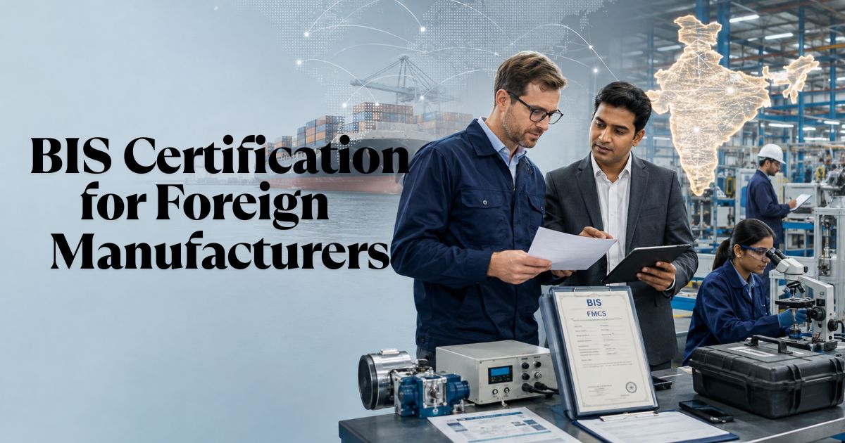 BIS Certification for Foreign Manufacturers: FMCS Explained